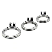 Lade das Bild in den Galerie-Viewer, Stainless Steel Round/Arc Chastity Ring
