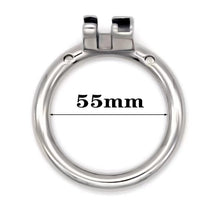 Lade das Bild in den Galerie-Viewer, Stainless Steel Round/Arc Chastity Ring
