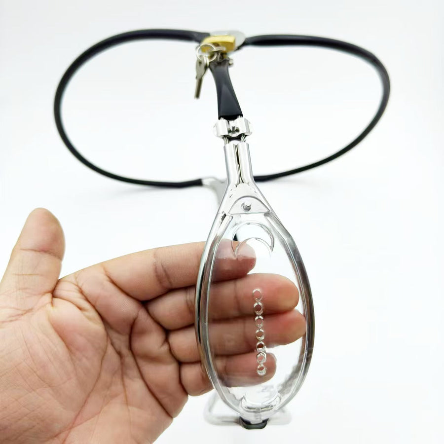 Clear Chastity Belt For Female, gallery view 2