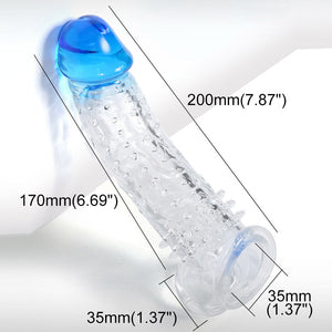 Clear Cock Sleeve sissyloving Clear Cock Sleeve sissyloving
