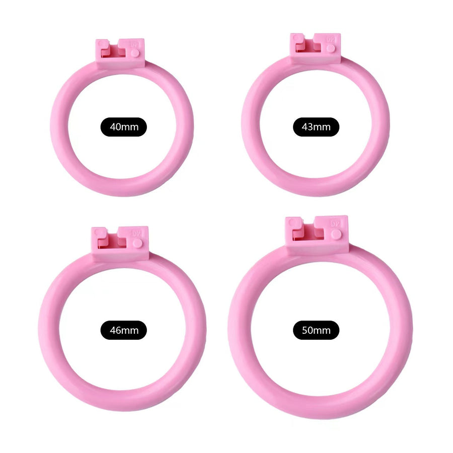 Clit Chastity Cage Black Pink, gallery view 11