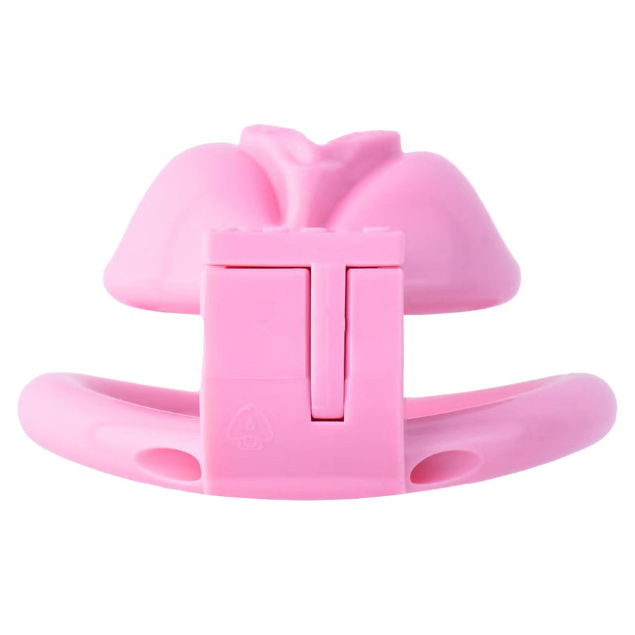 Clit Chastity Cage Black Pink, gallery view 12