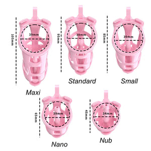 Cobra Chastity Set With Belt -size