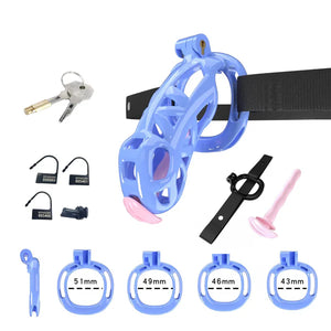 Cobra Chastity Set With Belt  -16