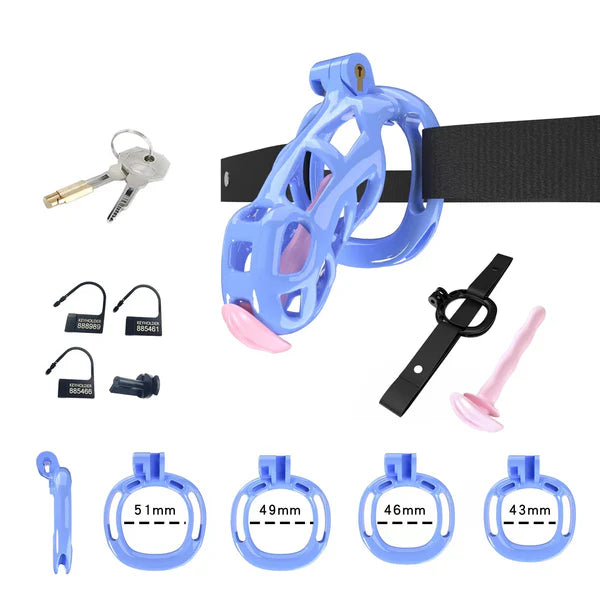 Cobra Chastity Set With Belt  - 17
