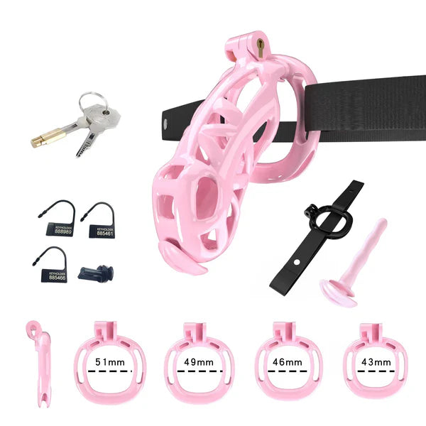 Cobra Chastity Set With Belt  -21