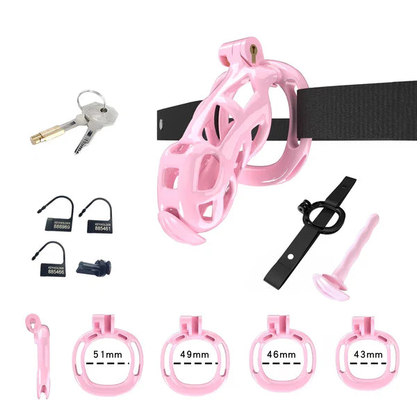 Cobra Chastity Set With Belt  -22