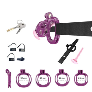 Cobra Chastity Set With Belt  23