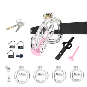 Cobra Chastity Set With Belt  -26
