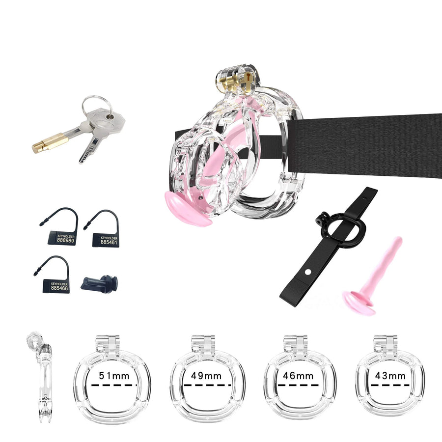 Cobra Chastity Set With Belt  -29