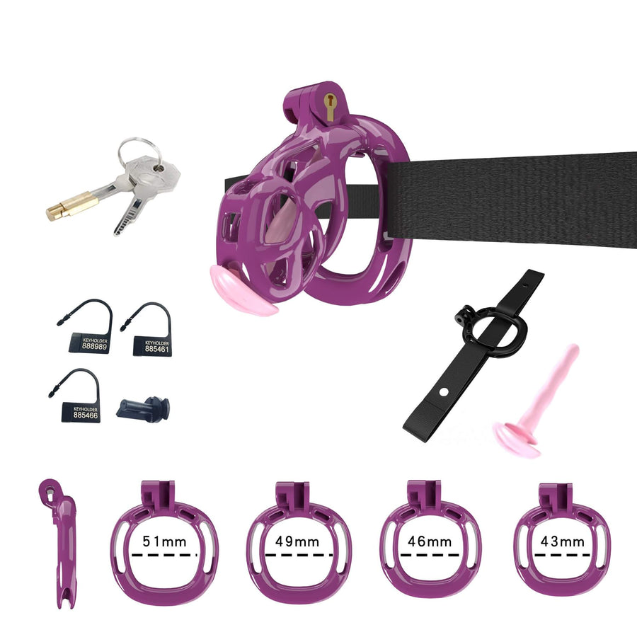 Cobra Chastity Cage With Belt and Urethal, gallery view 22