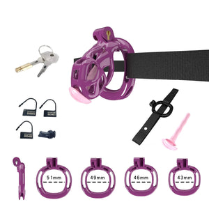 Cobra Chastity Set With Belt  -30