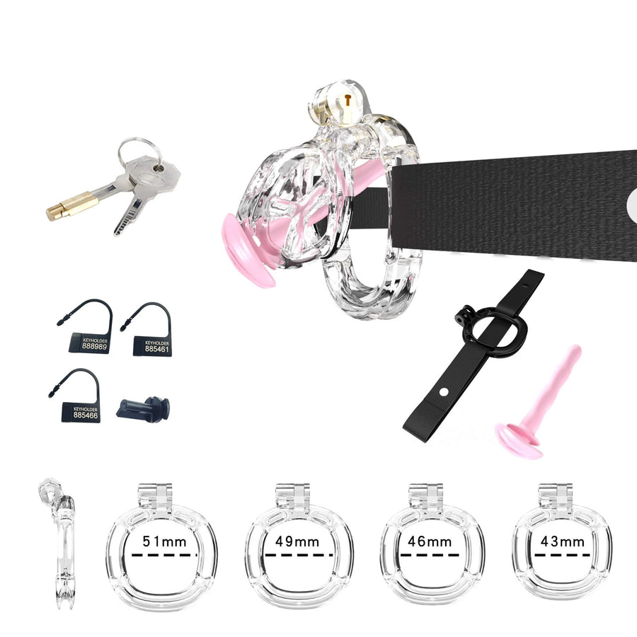 Cobra Chastity Set With Belt  -31