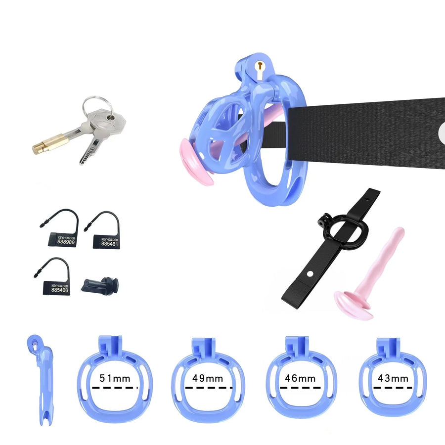 Cobra Chastity Set With Belt  -32