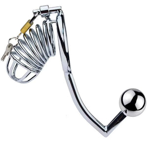 Condemned Penetration Cage with Anal Plug