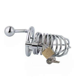 Condemned Penetration Cage with Anal Plug