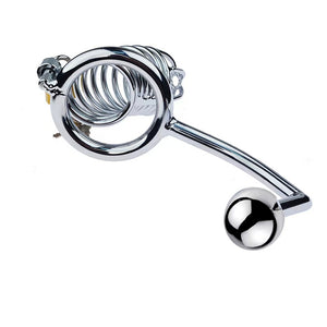 Condemned Penetration Cage with Anal Plug