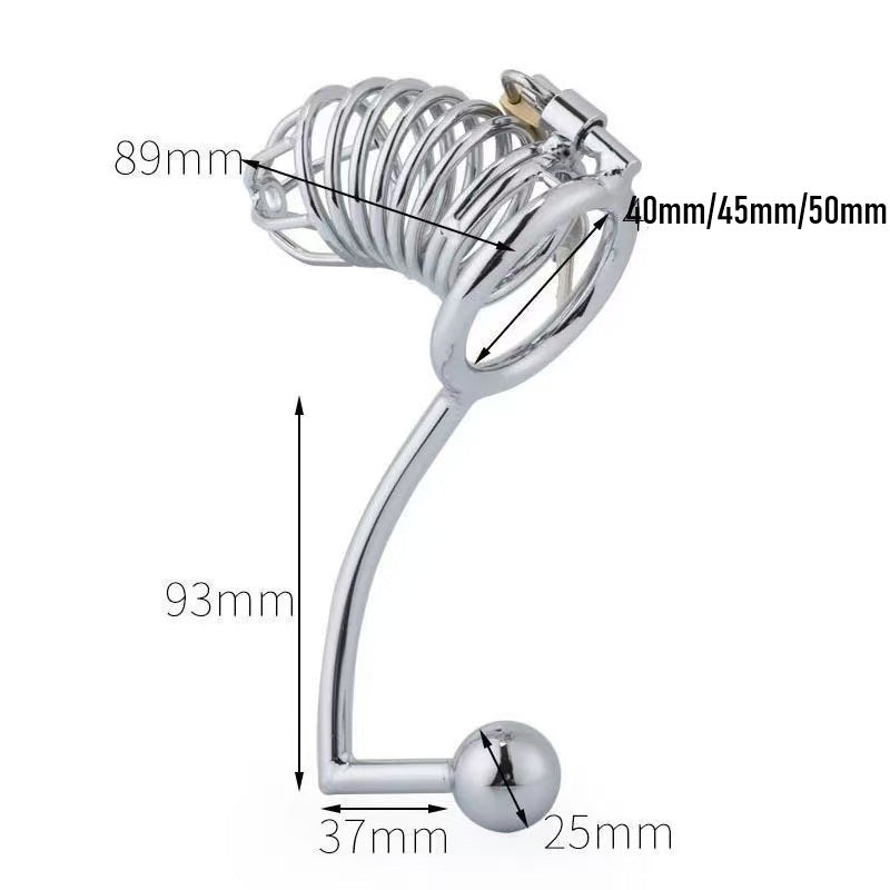 Condemned Penetration Cage with Anal Plug, gallery view 8