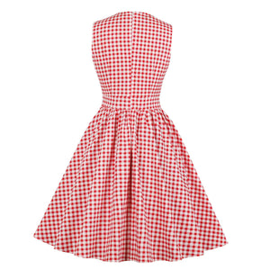 Robe Sissy à pois et nœuds