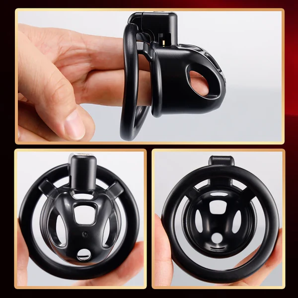 Dule Chastity Cage Set -8