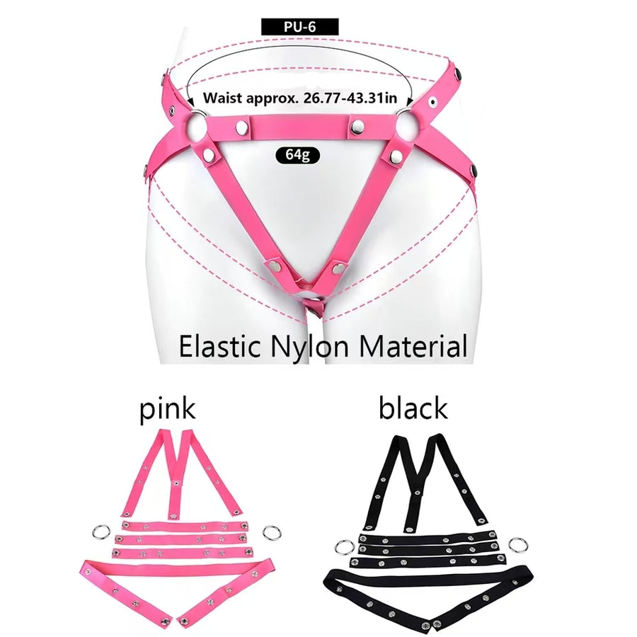 Elastic Chastity Waist Strap 10