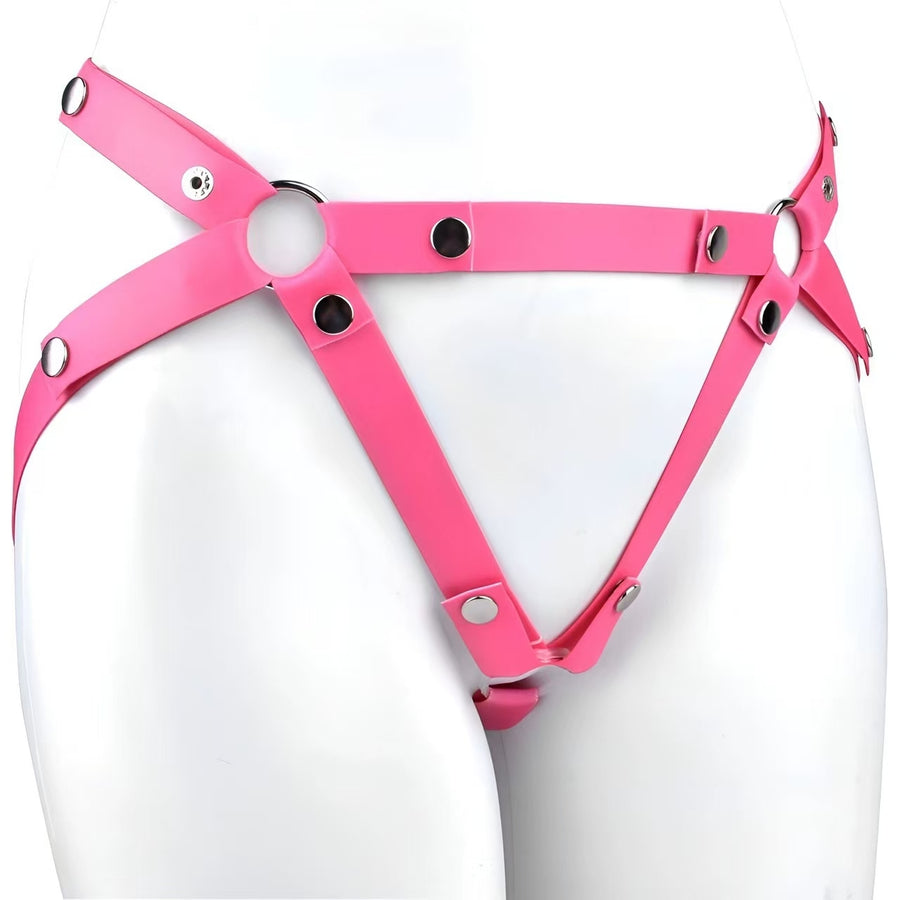 Elastic Chastity Waist Strap 4