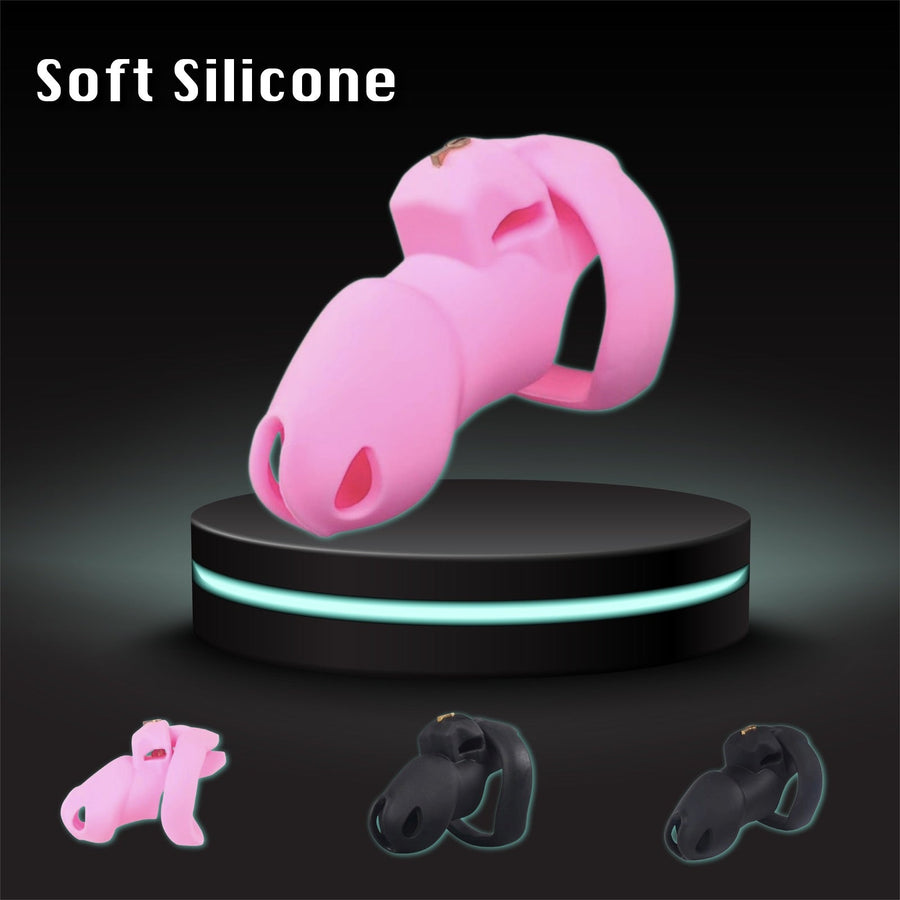 Exclusive New Model Silicone Chastity Cage product view