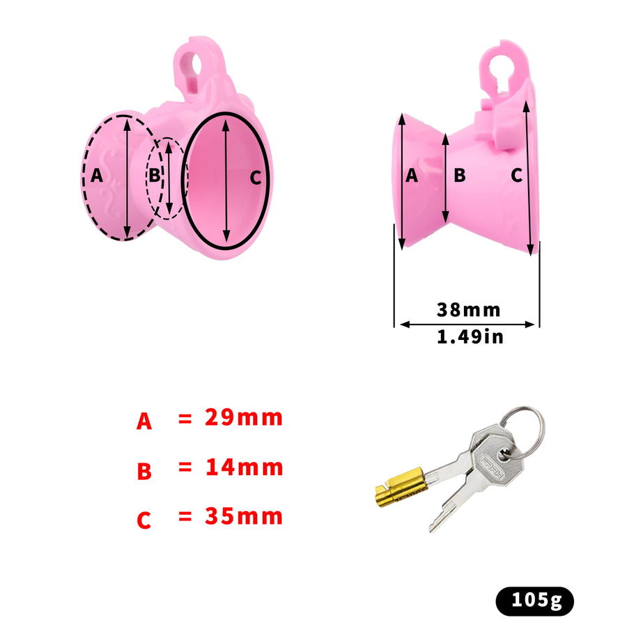 Exposed Inverted Chastity Cage, gallery view 4