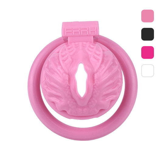 Sissy Pussy Chastity Cage - pink