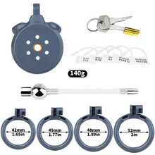 Charger l'image dans la galerie, Flat Chastity Cage with Detchable Ball Catheter- 18
