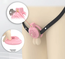 Charger l'image dans la galerie, Flat Soft Chastity Cage with 6 Rings - 8
