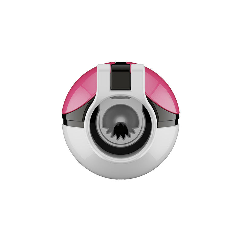 Full-Cover Ball Chastity Cage rear opening and insert view