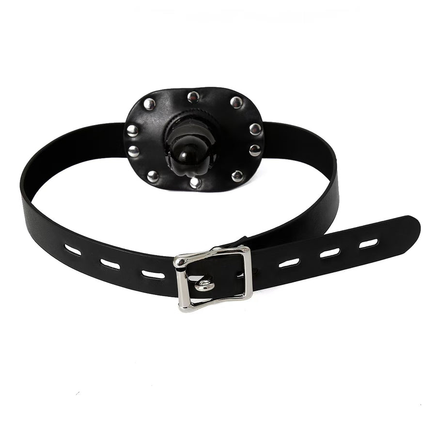 Gag Restraint Black Face Strap On Dildo BDSM, gallery view 7