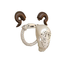 Load image into Gallery viewer, Goat Chastity Cage with Detachable Horns
