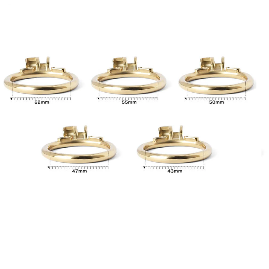 Gold Stainless Steel Cobra Chastity's product view