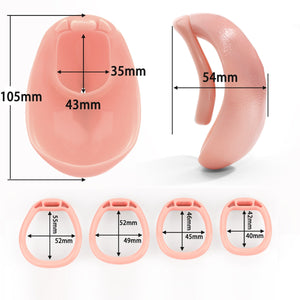 Pussy-shaped Chastity Cage