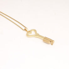 Load image into Gallery viewer, Heart Shaped Chastity Key Necklace - 3
