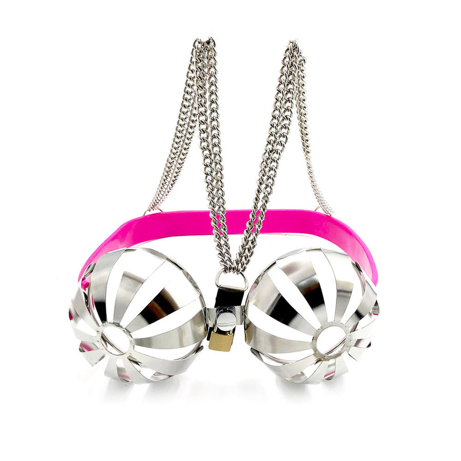 Hollow Female Chastity Bra product view