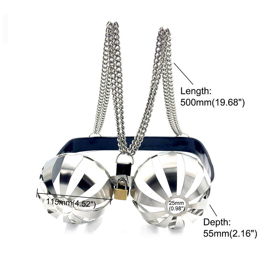 Hollow Female Chastity Bra, gallery view 5