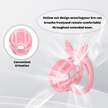 Charger l'image dans la galerie, Honeycomb Invisible Chastity Cage With 4 Silicone Rings 6
