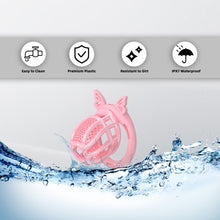 Charger l'image dans la galerie, Honeycomb Invisible Chastity Cage With 4 Silicone Rings 7
