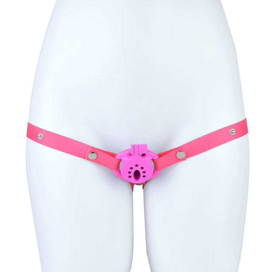 Sissy Lightweight Inverted Chastity Cage, gallery view 9