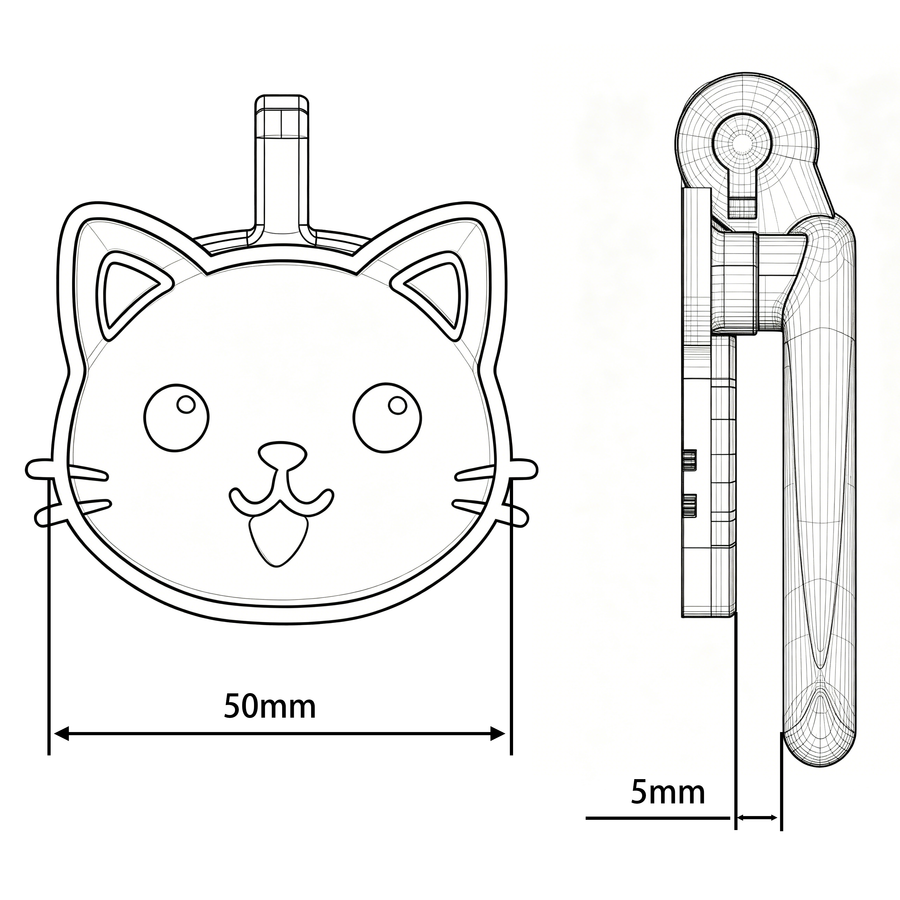 Kitten Flat Chastity Cage, gallery view 6