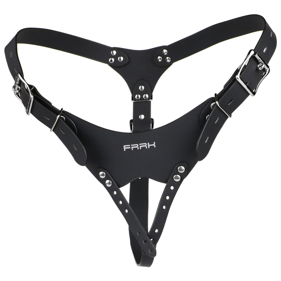 Leather Chastity Auxiliary Strap - 1