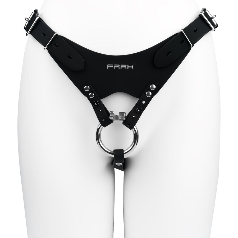 Leather Chastity Auxiliary Strap - 11
