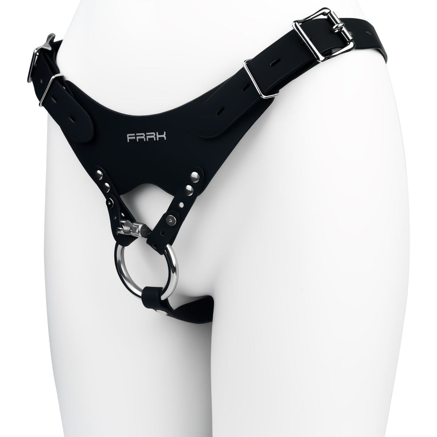 Leather Chastity Auxiliary Strap - 2