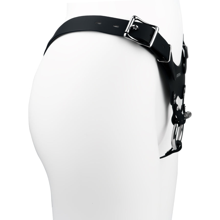 Leather Chastity Auxiliary Strap - 6