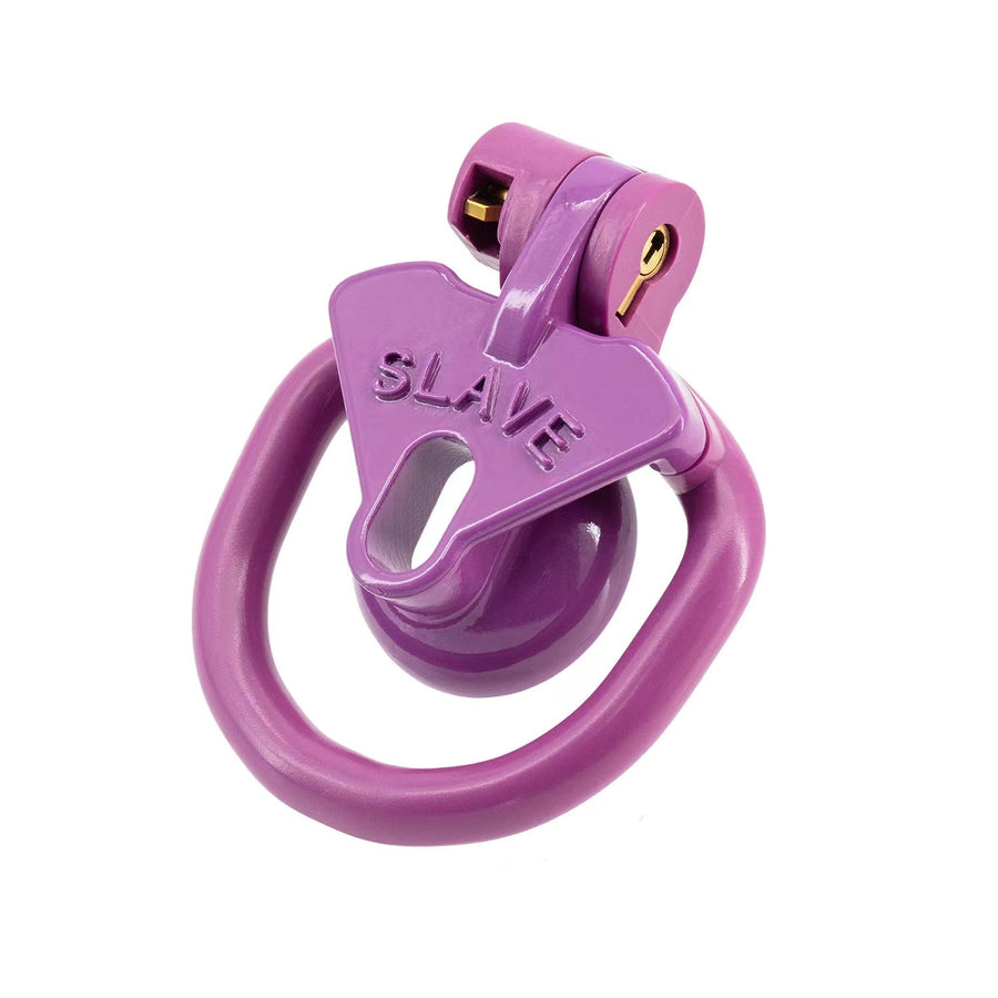 Light Cute Negative SLAVE Chastity Cage, gallery view 10