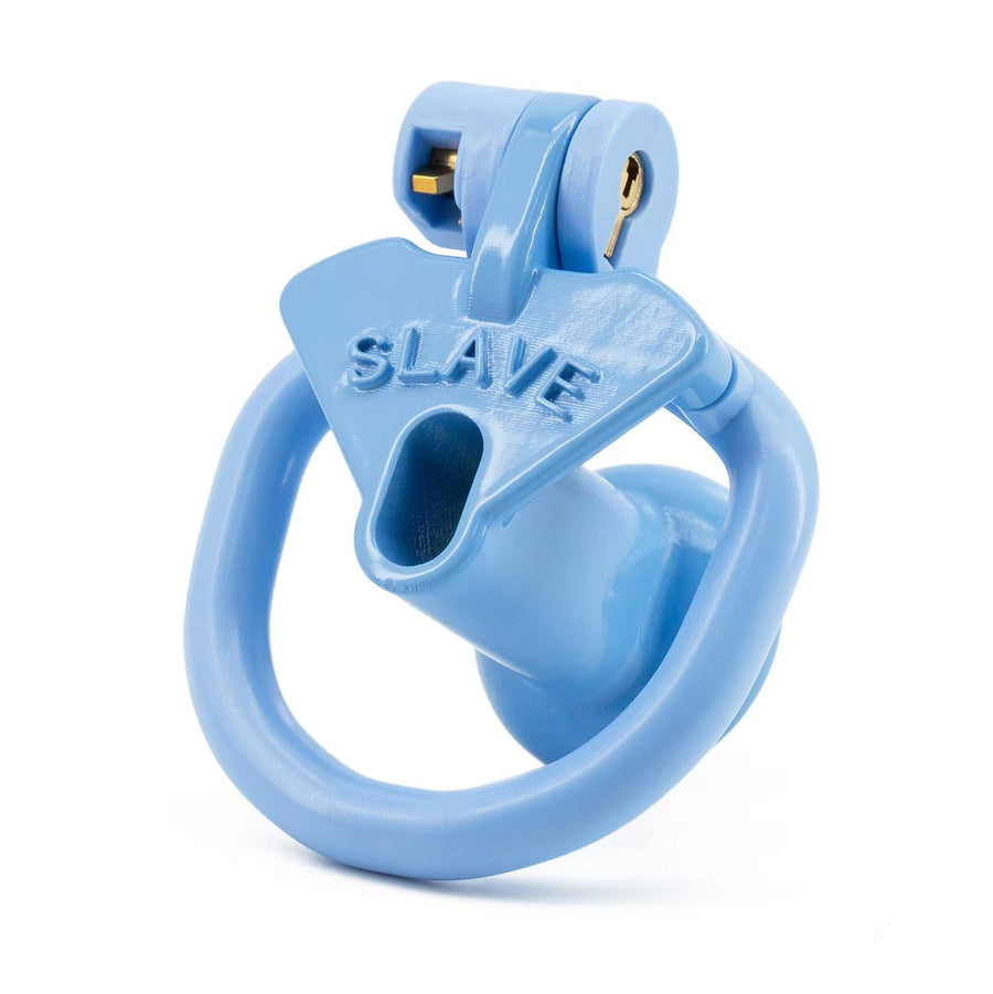 Light Cute Negative SLAVE Chastity Cage, gallery view 7