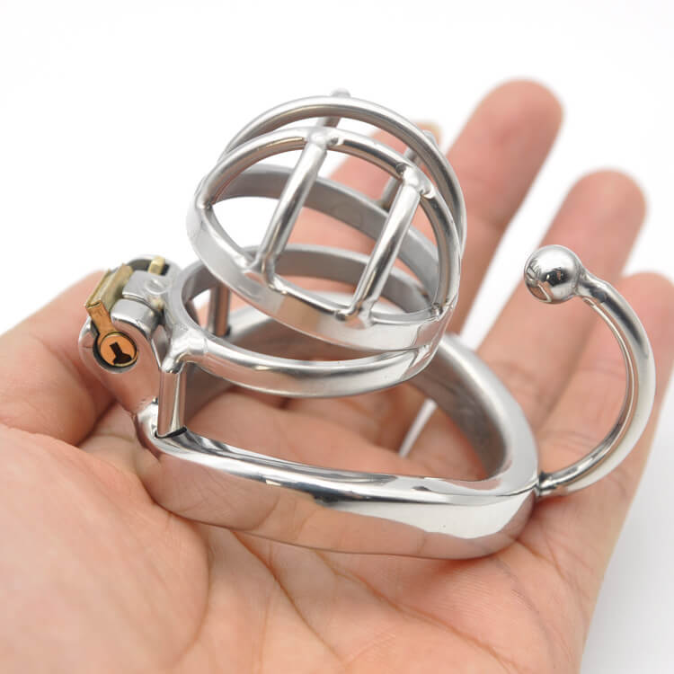 Lock Blocked Chastity Cage, gallery view 2